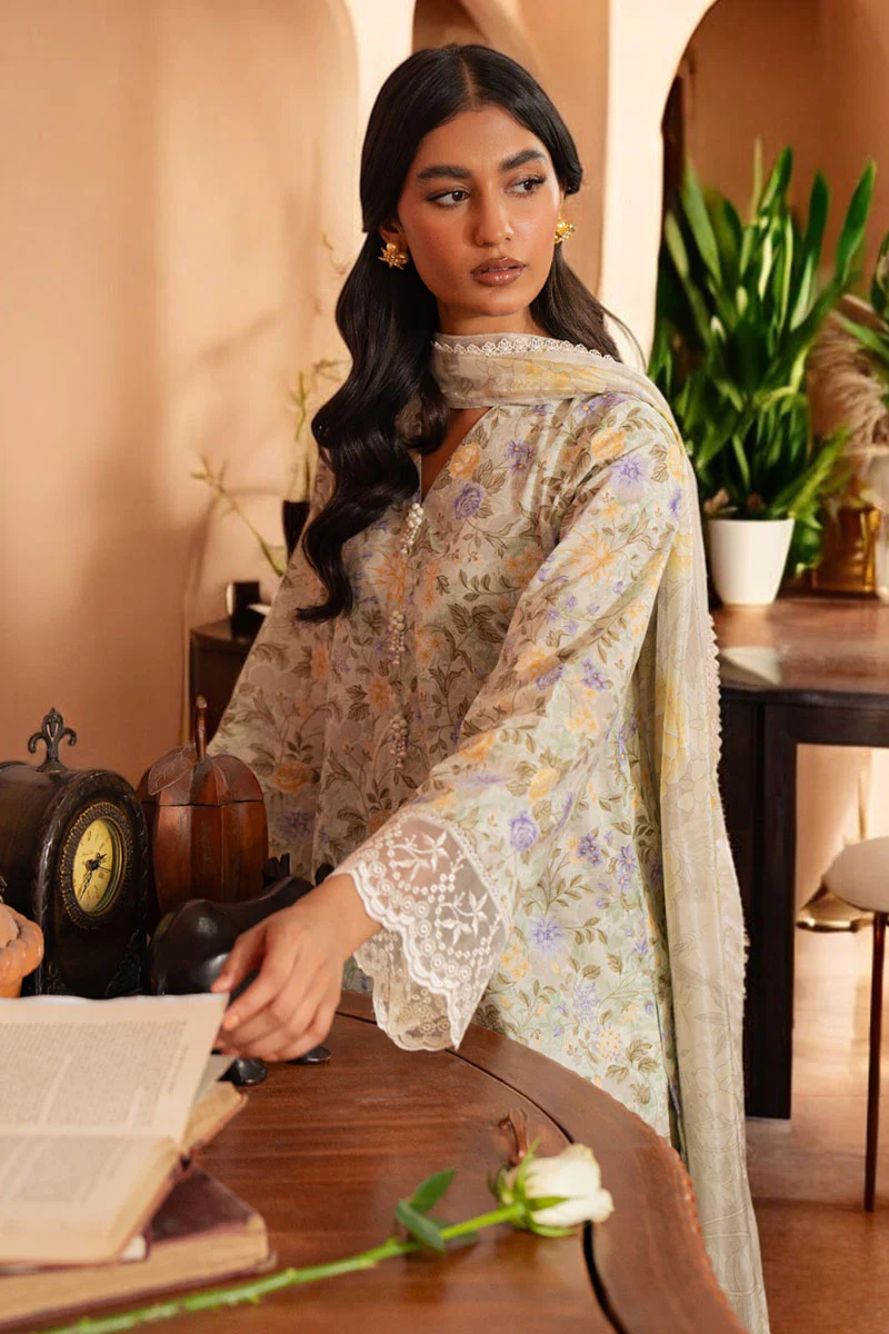 AQUA PLUSH-3 PIECE PRINTED SUIT - Image 3