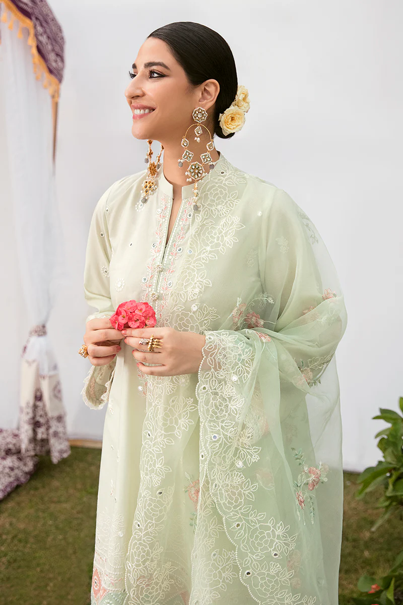 AQUA REGALIA-3PC EMBROIDERED LAWN SUIT - Image 7