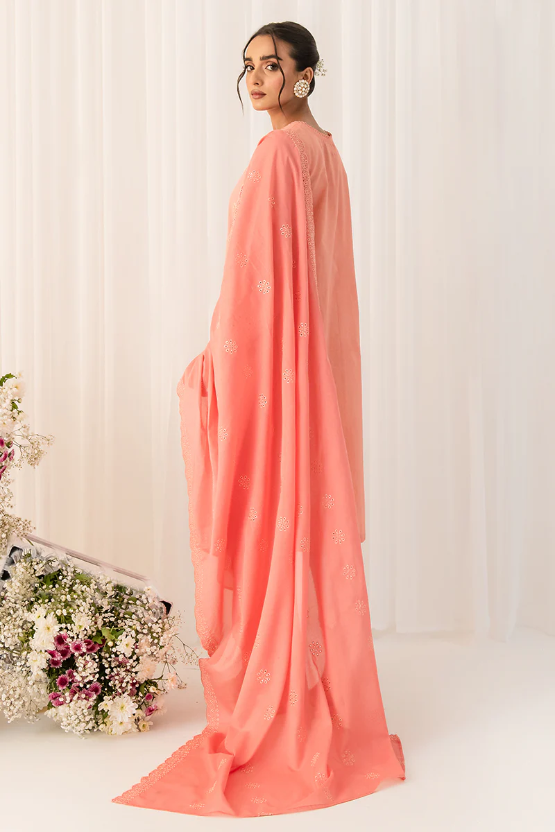 AUTUM SUNSET-2PC (SHIRT & DUPATTA) - Image 3