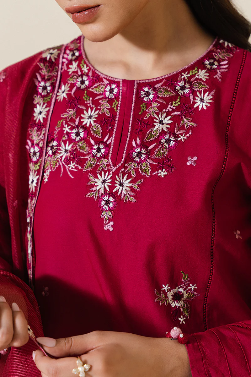 DREAM ORCHID-2PC (SHIRT & DUPATTA) - Image 2
