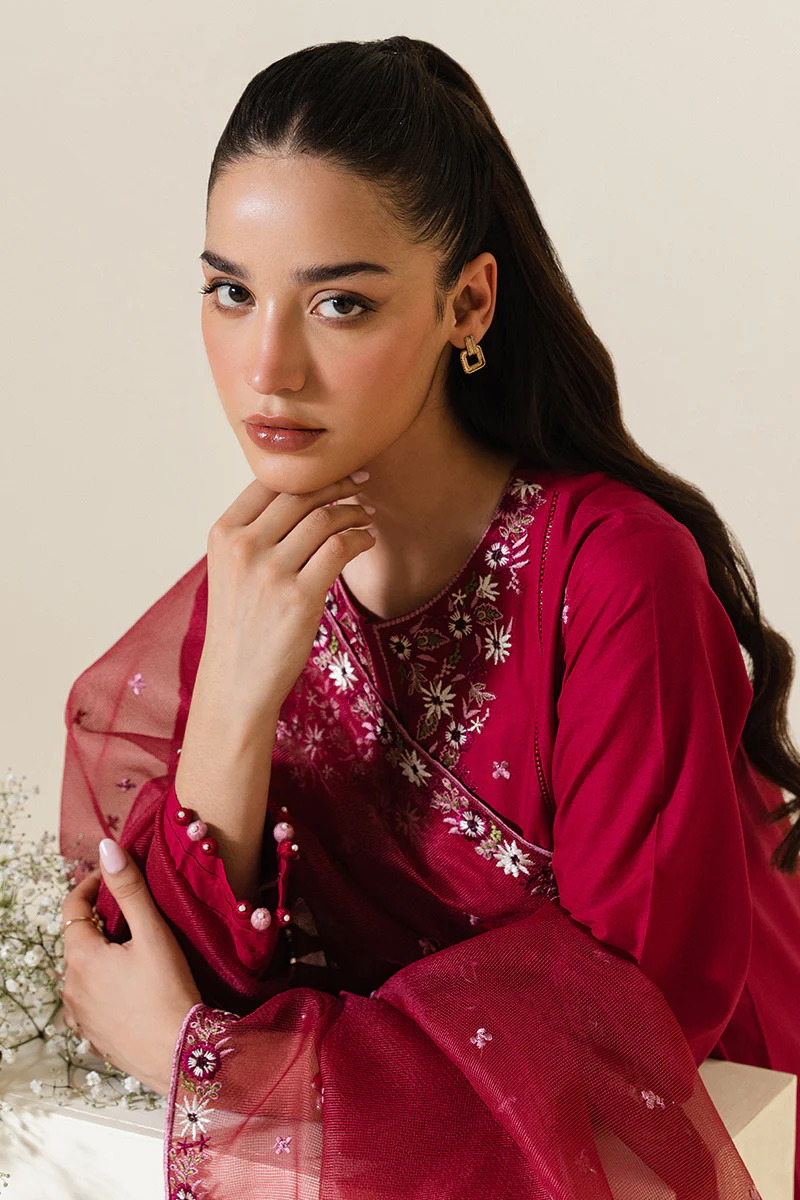 DREAM ORCHID-2PC (SHIRT & DUPATTA) - Image 3