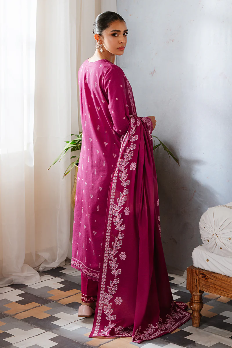 BATON ROUGE-3PC KHADDAR PRINTED SUIT - Image 2