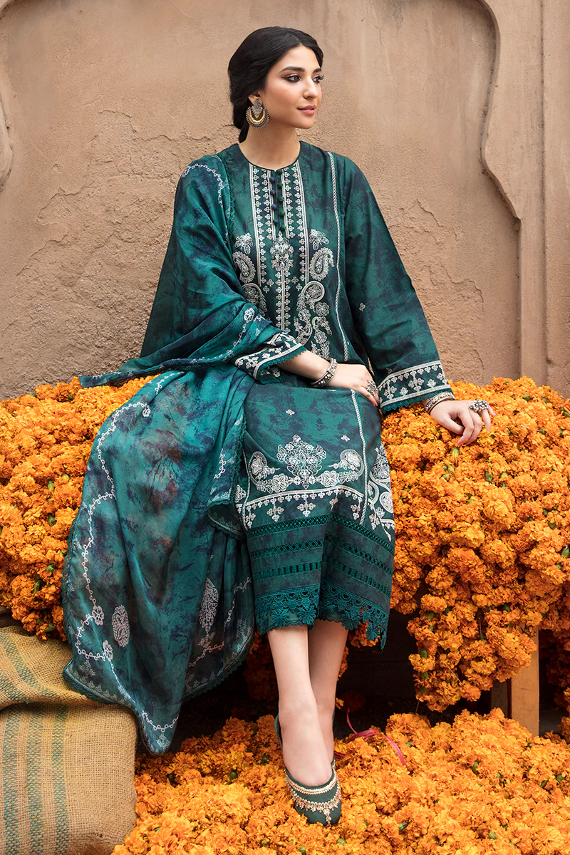 BISTRO BARN-3PC EMBROIDERED LAWN SUIT - Image 4