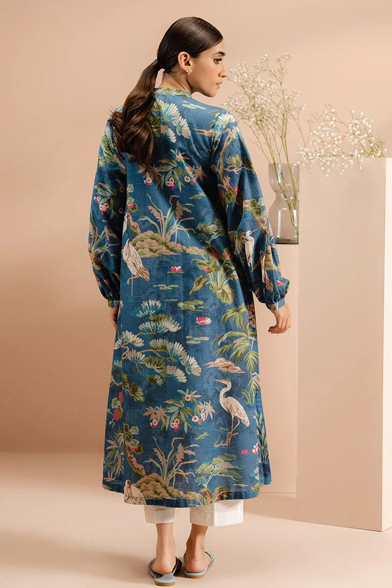 BLOOMING REVELS PRINTED KHADDAR SHIRT - Image 7