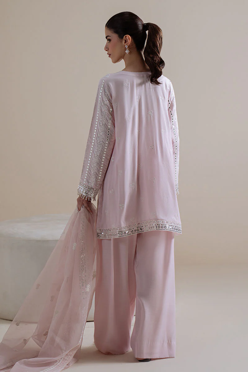 BLUSH AURA-3PC SILK EMBROIDERED SUIT - Image 7