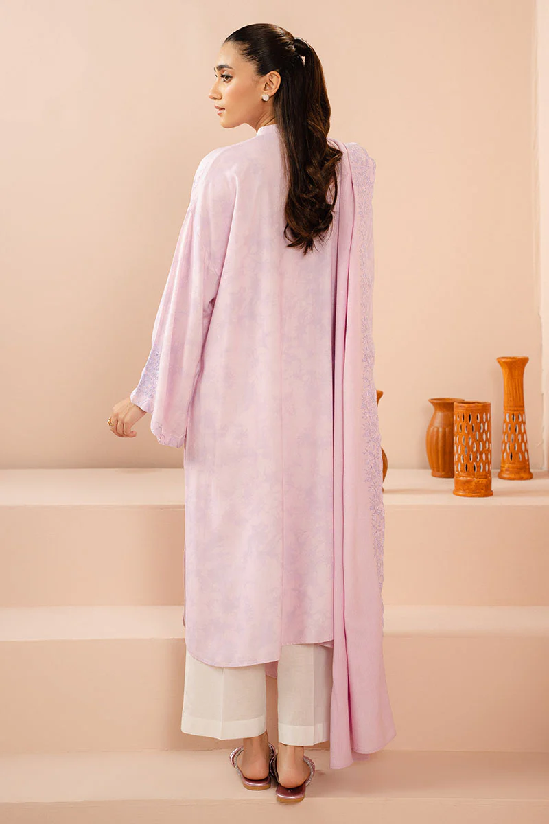 BLUSH CASCADE-2 PC (SHIRT & DUPATTA) - Image 8