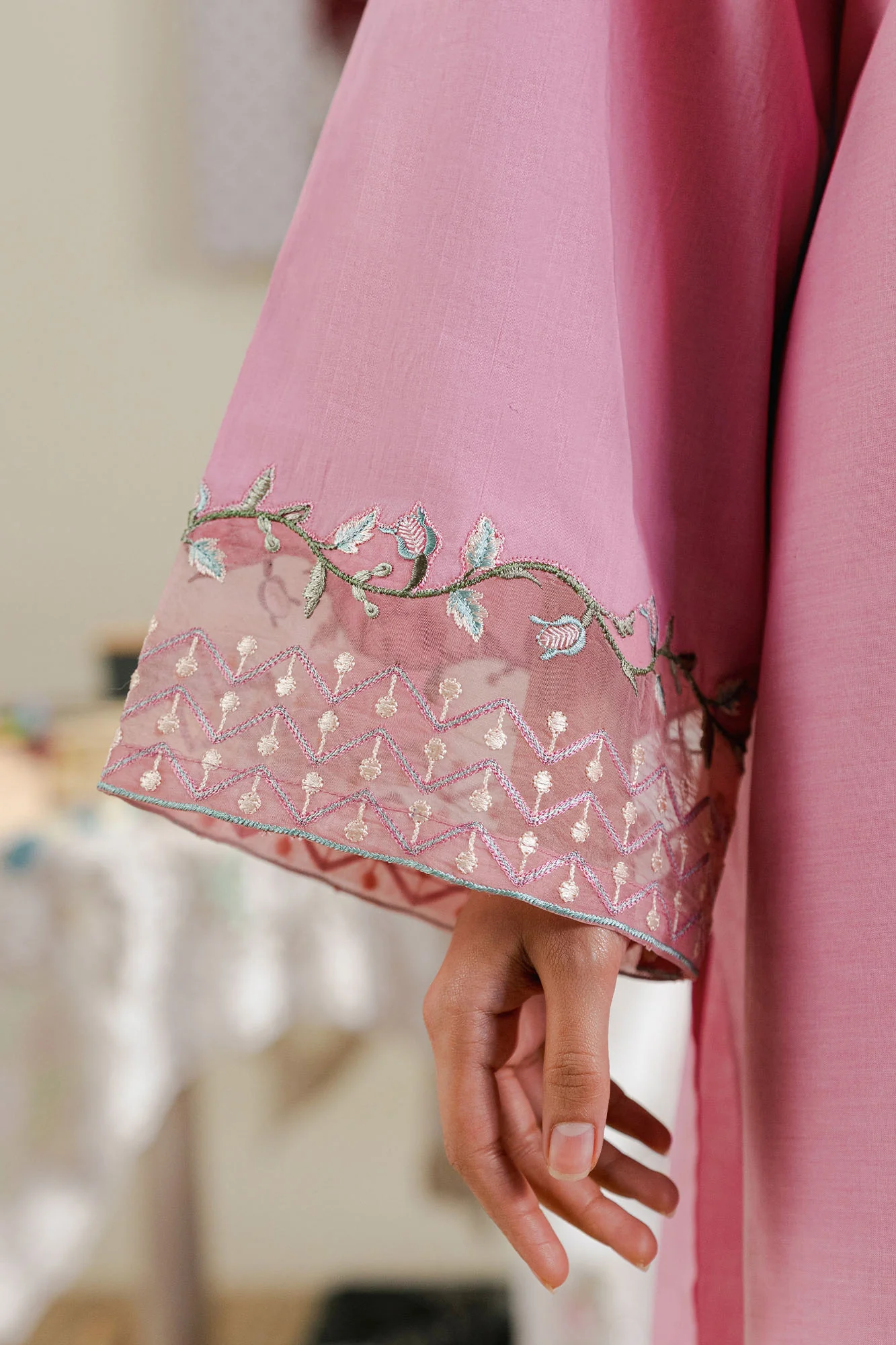BLUSH THREAD-2PC (SHIRT & TROUSER) - Image 3