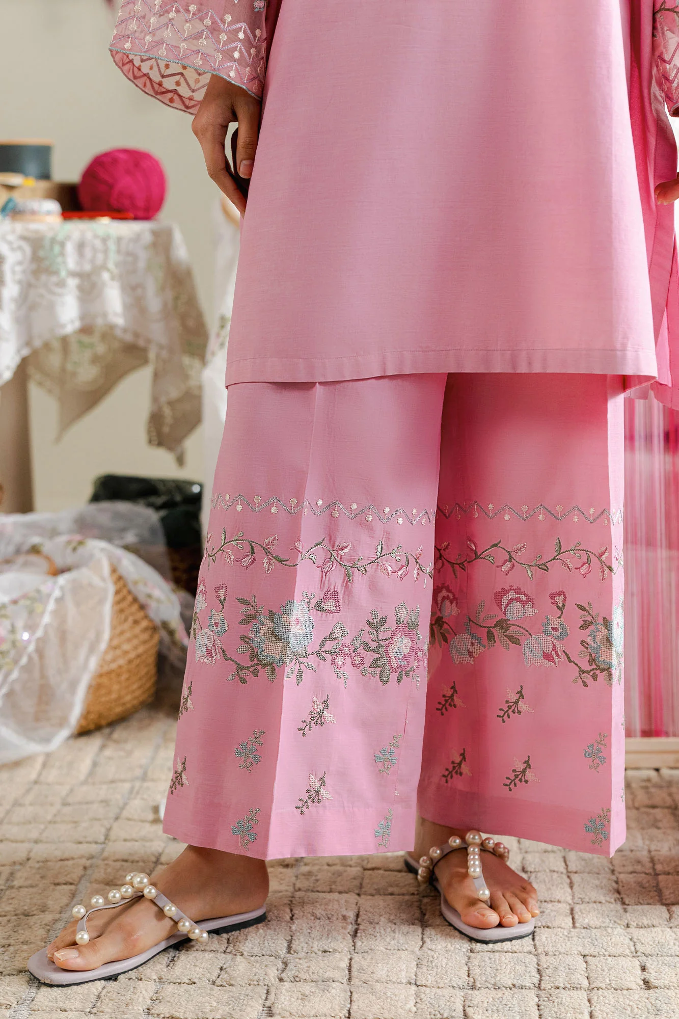 BLUSH THREAD-2PC (SHIRT & TROUSER) - Image 5