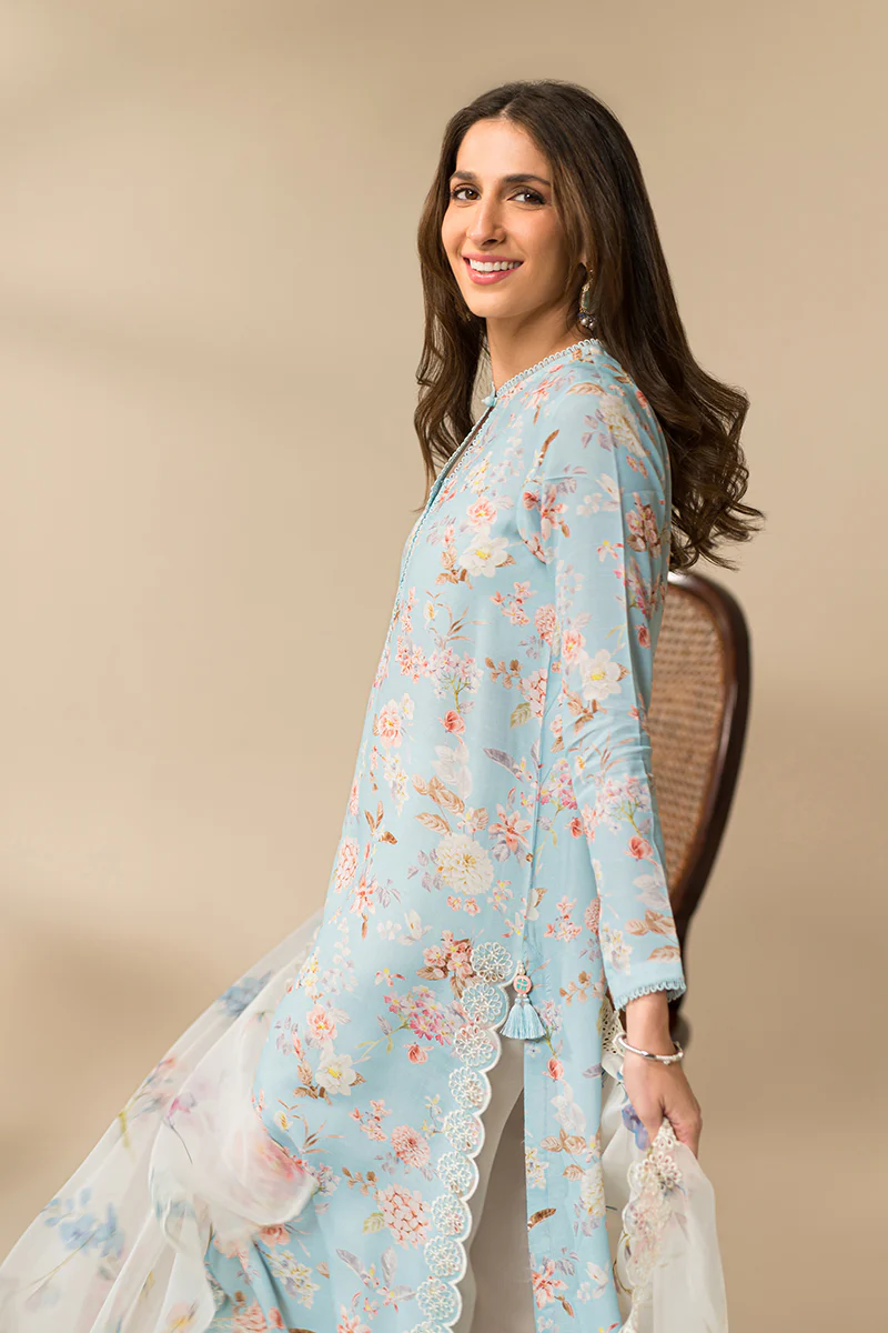 BOTANICAL BLOOM 2PC (SHIRT & DUPATTA) - Image 4