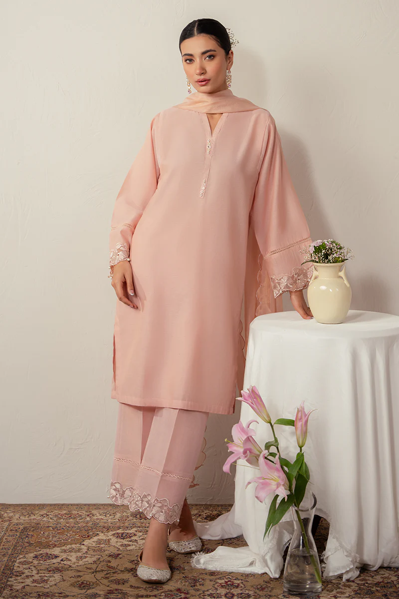 BOTANICAL BLUSH-2PC (SHIRT & DUPATTA) - Image 6