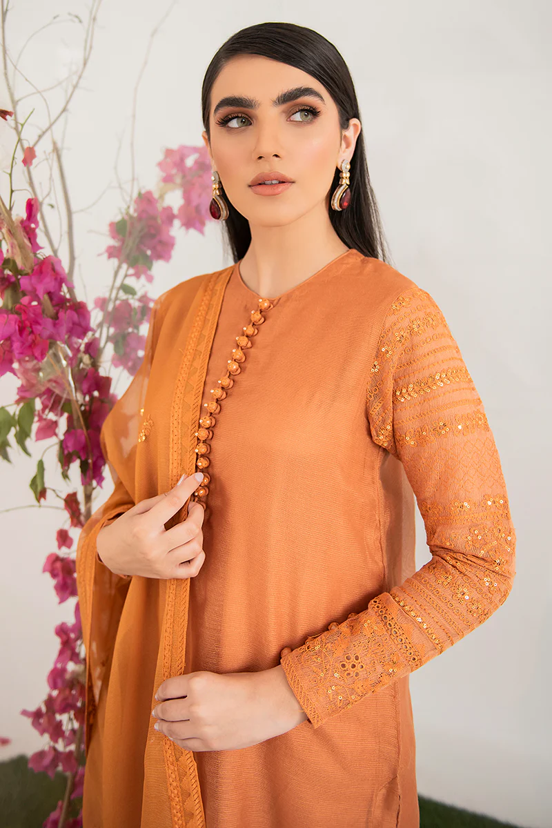 BURNT GLAZE-2PC (SHIRT & DUPATTA) - Image 5