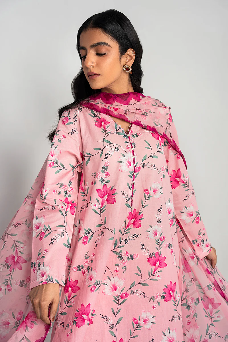 CANDY BLOSSOM-3PC PRINTED LAWN SUIT - Image 4