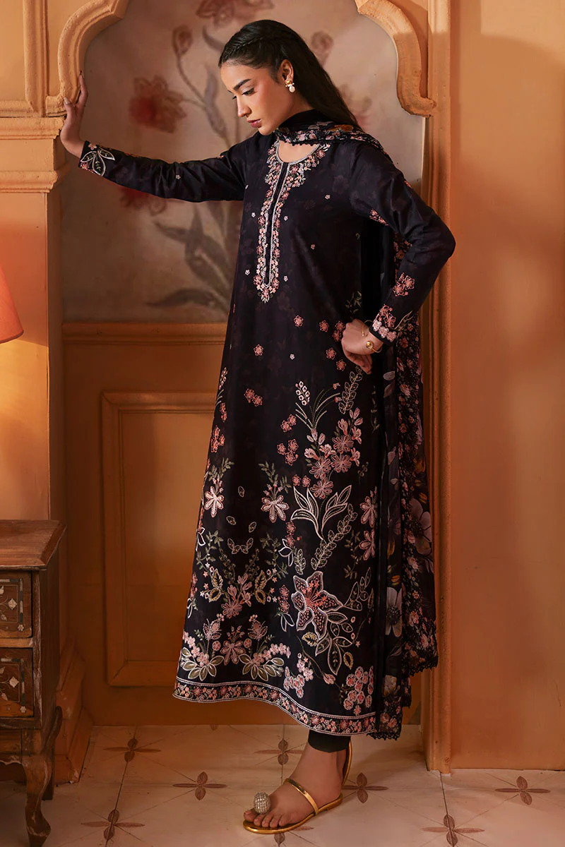 CAVIAR CHARM-3PC PRINTED LAWN SUIT - Image 4
