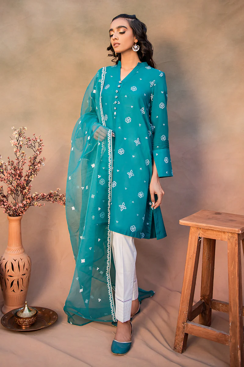 CHUNRI SUIT-2PC (SHIRT & DUPATTA) - Image 4