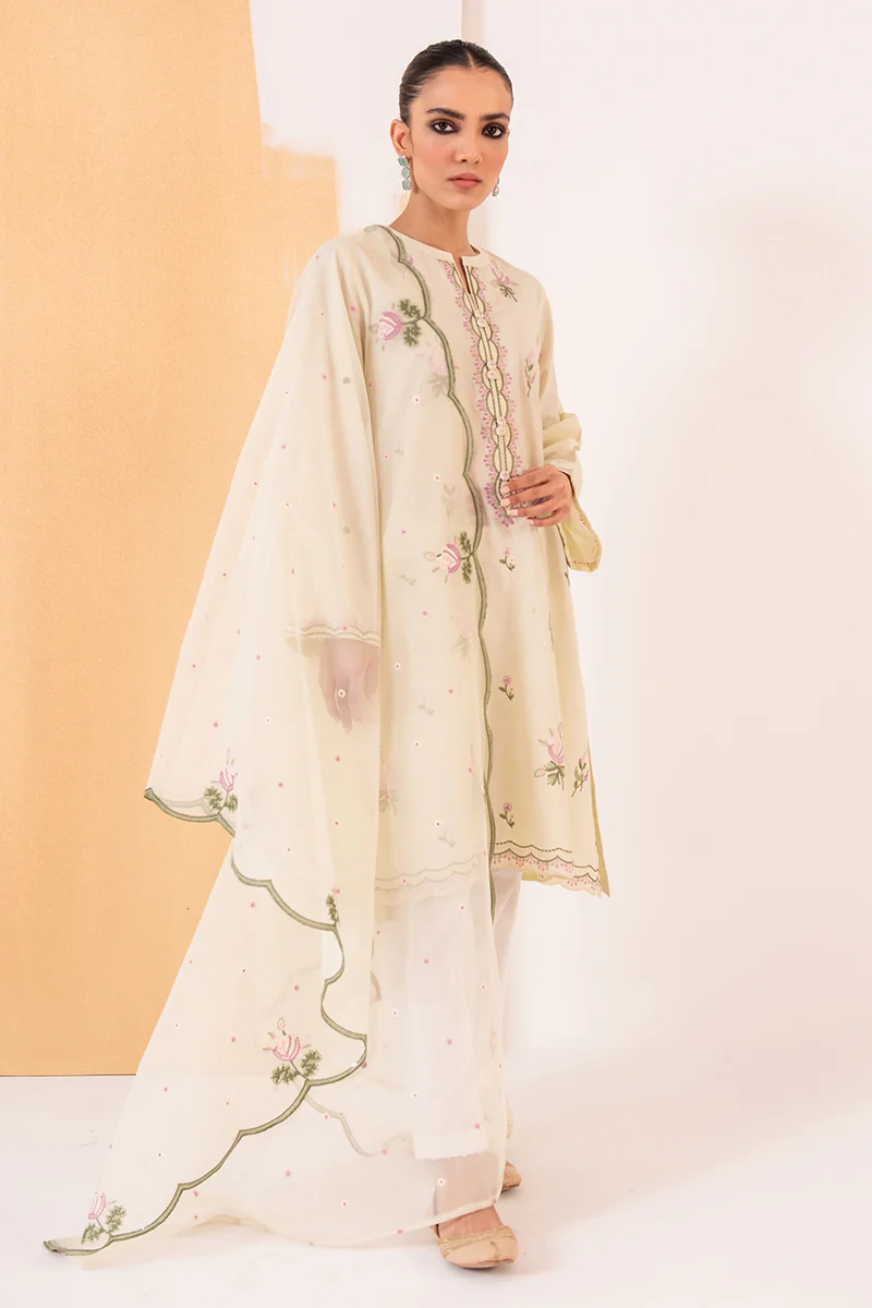 CRIMSON BLUSH-2PC (SHIRT & DUPATTA) - Image 2