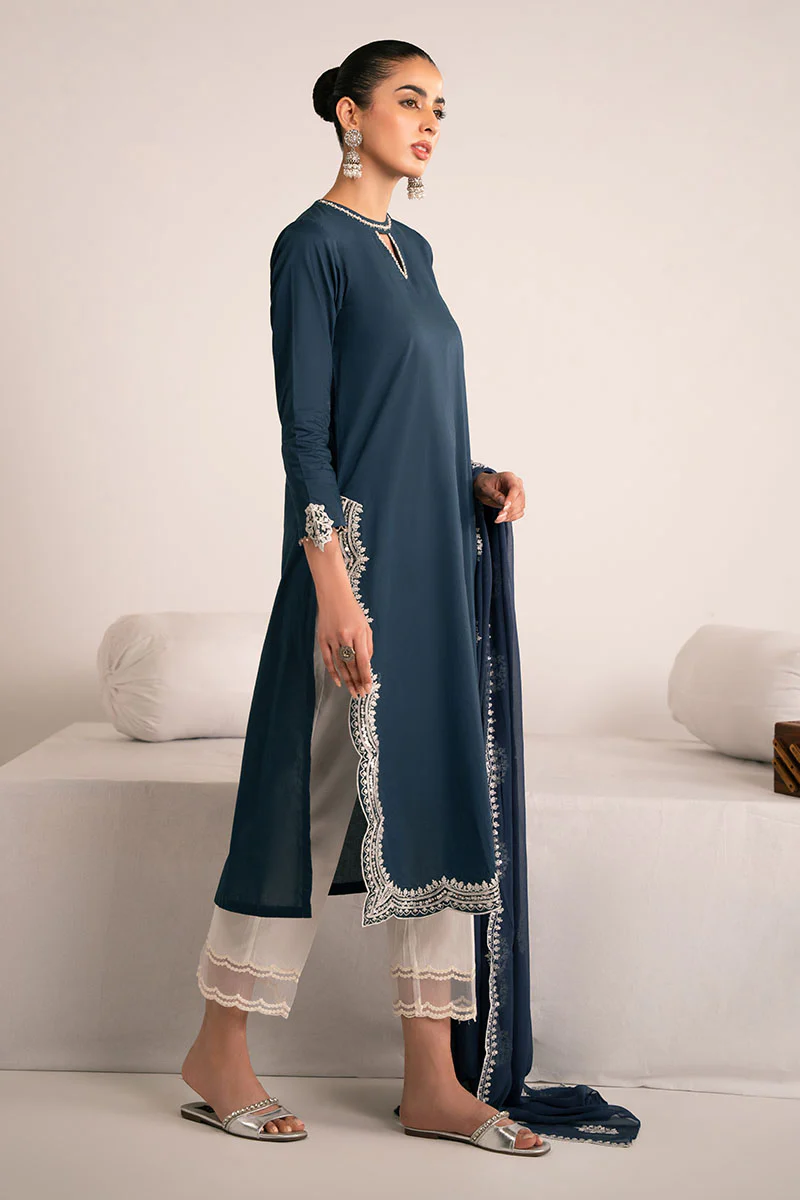DARK ENCHANTMENT-2PC(SHIRT & DUPPATA) - Image 4