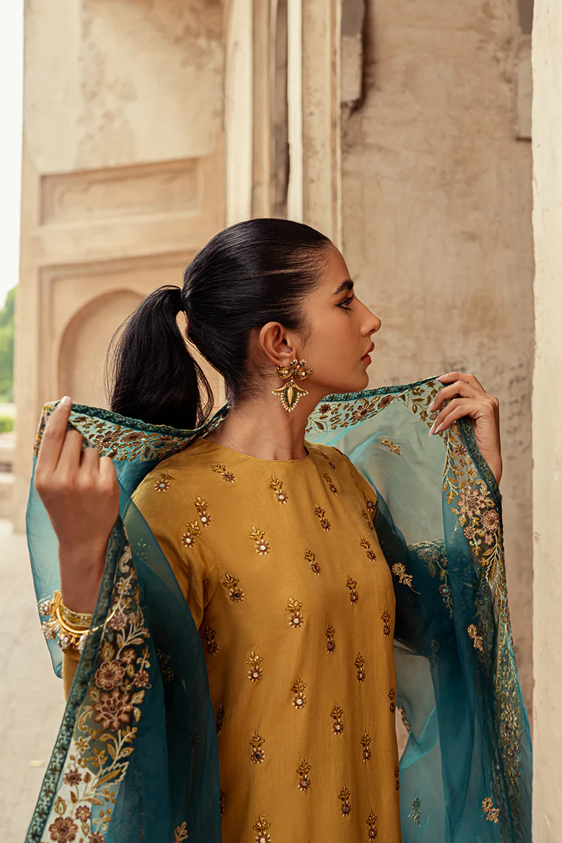 DASTOOR-3PC (SHIRT, TROUSER & DUPATTA) - Image 3