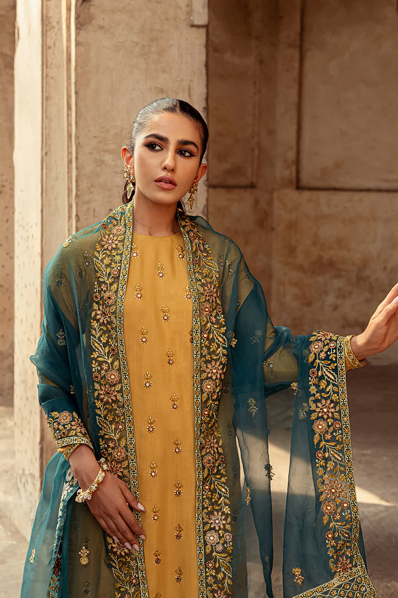DASTOOR-3PC (SHIRT, TROUSER & DUPATTA) - Image 4