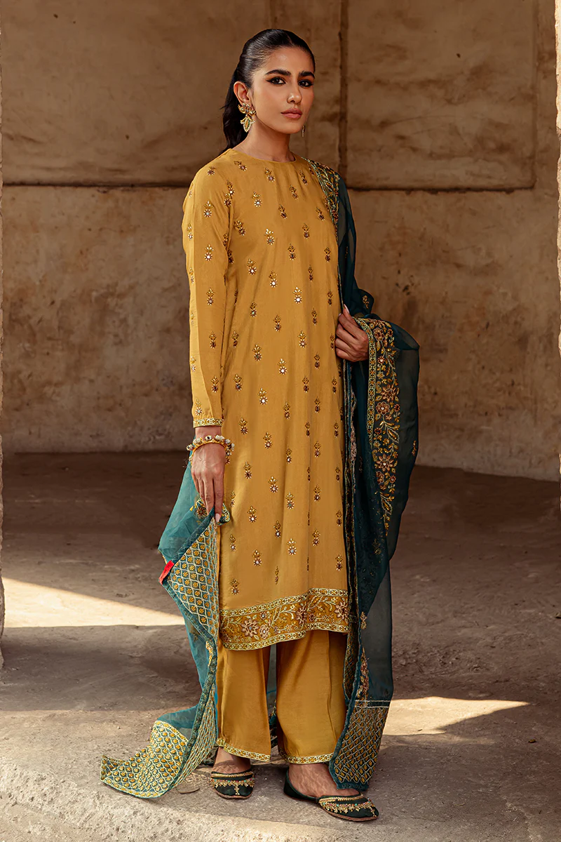 DASTOOR-3PC (SHIRT, TROUSER & DUPATTA) - Image 6