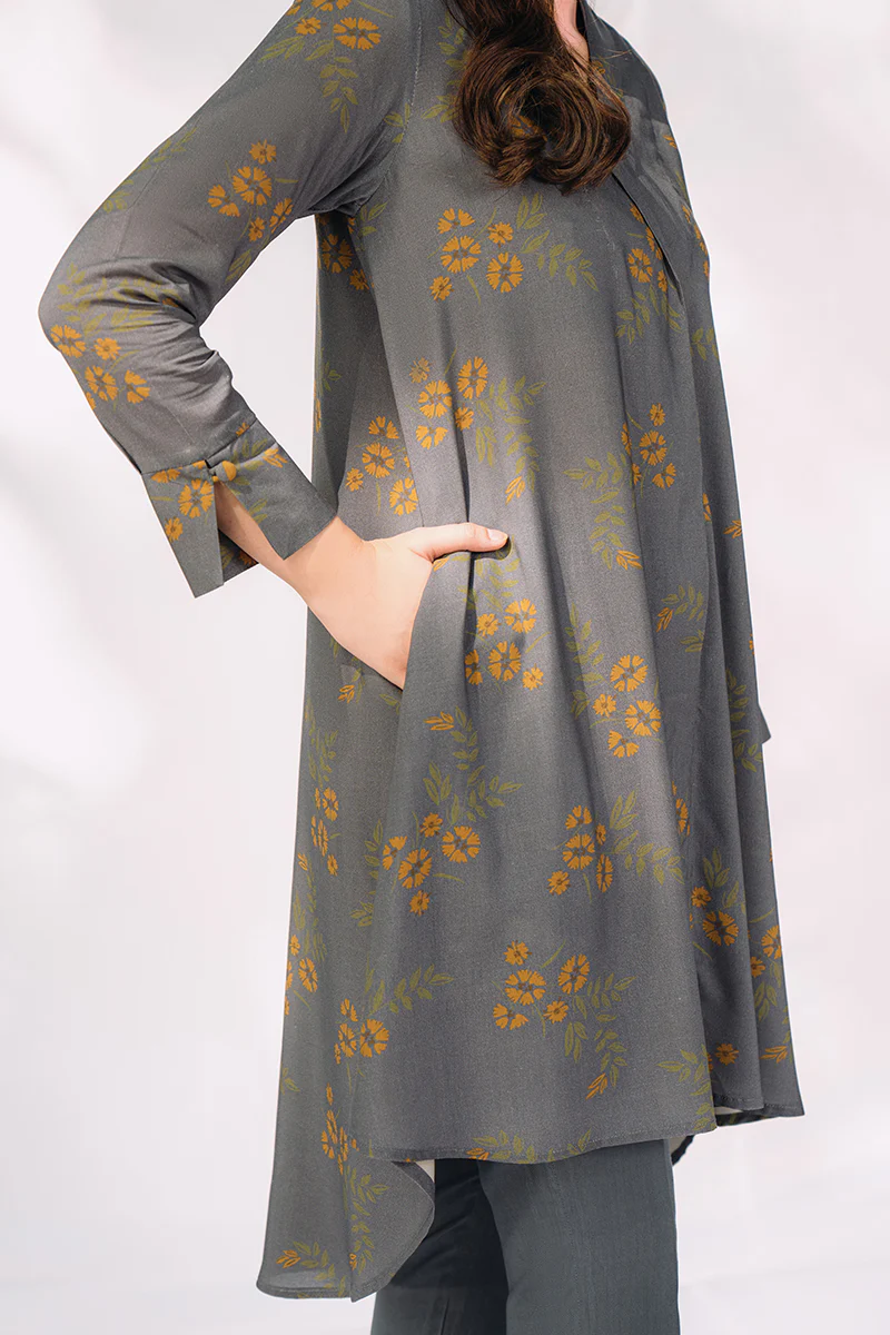 DAWN GRAY-2PC LINEN SUIT - Image 6