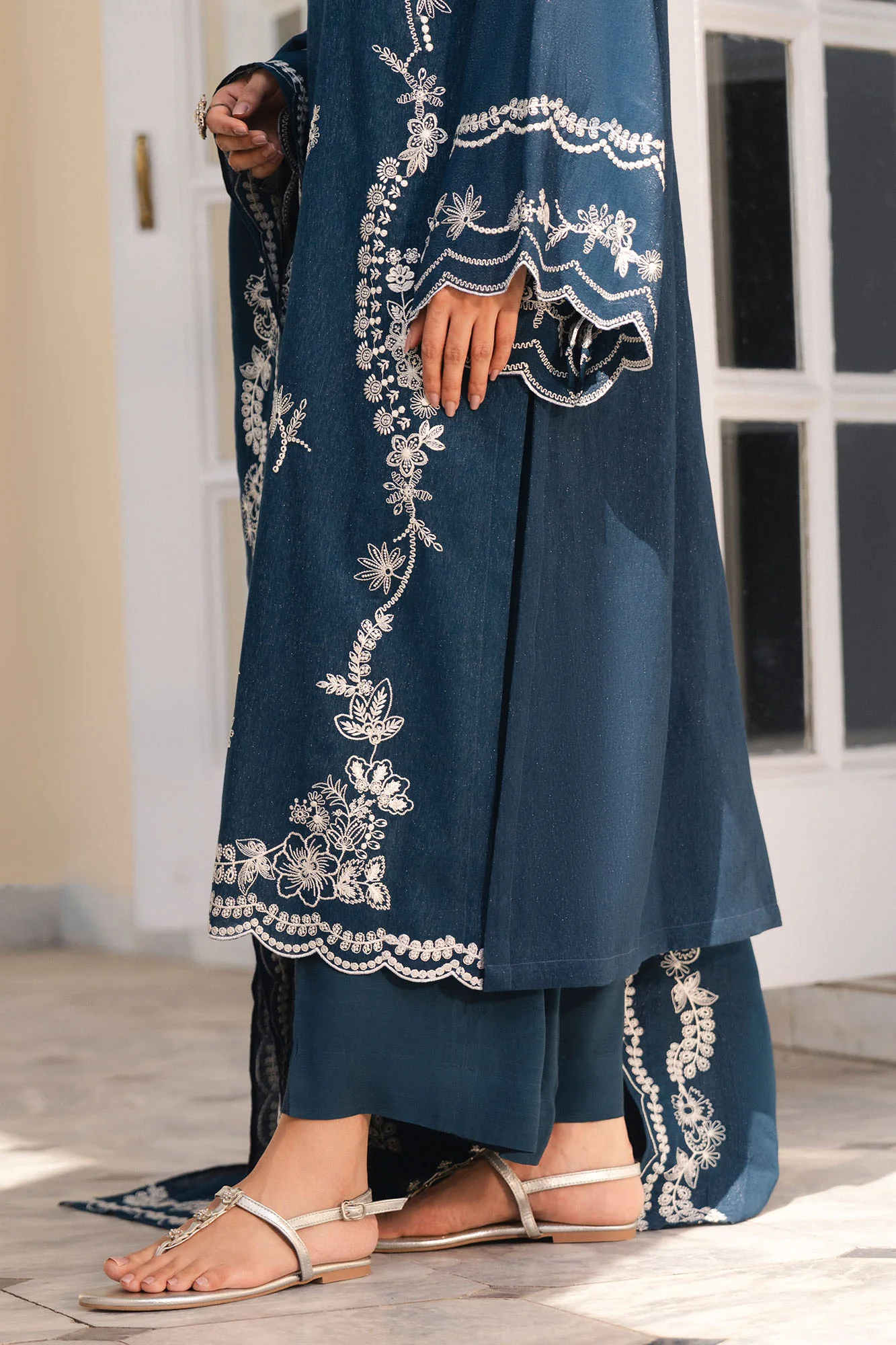 DEEP ECLIPSE-2PC (SHIRT & DUPATTA) - Image 5