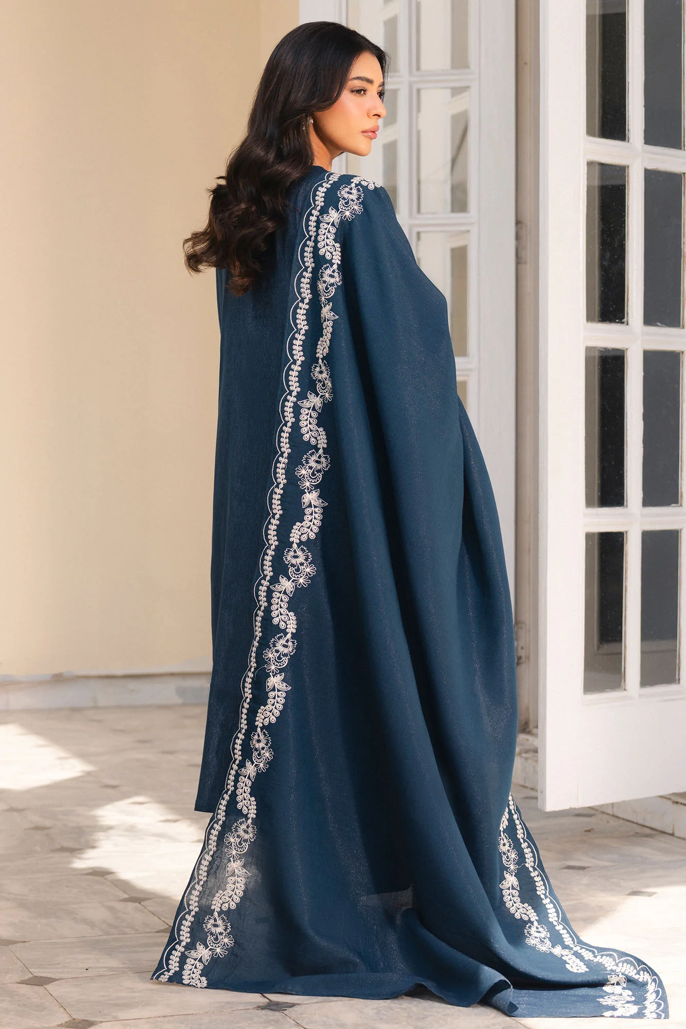 DEEP ECLIPSE-2PC (SHIRT & DUPATTA) - Image 7