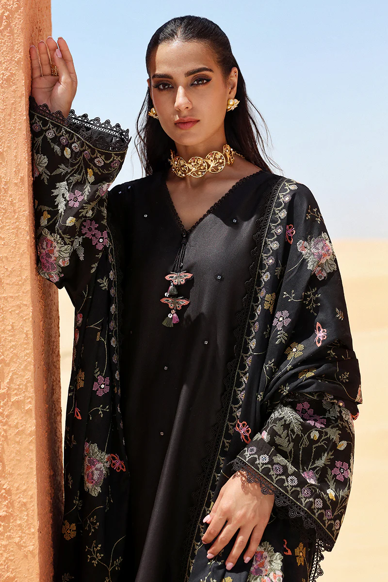 DEEP SHADOW-STITCH 3PC: LAWN EMBROIDERED SUIT - Image 4