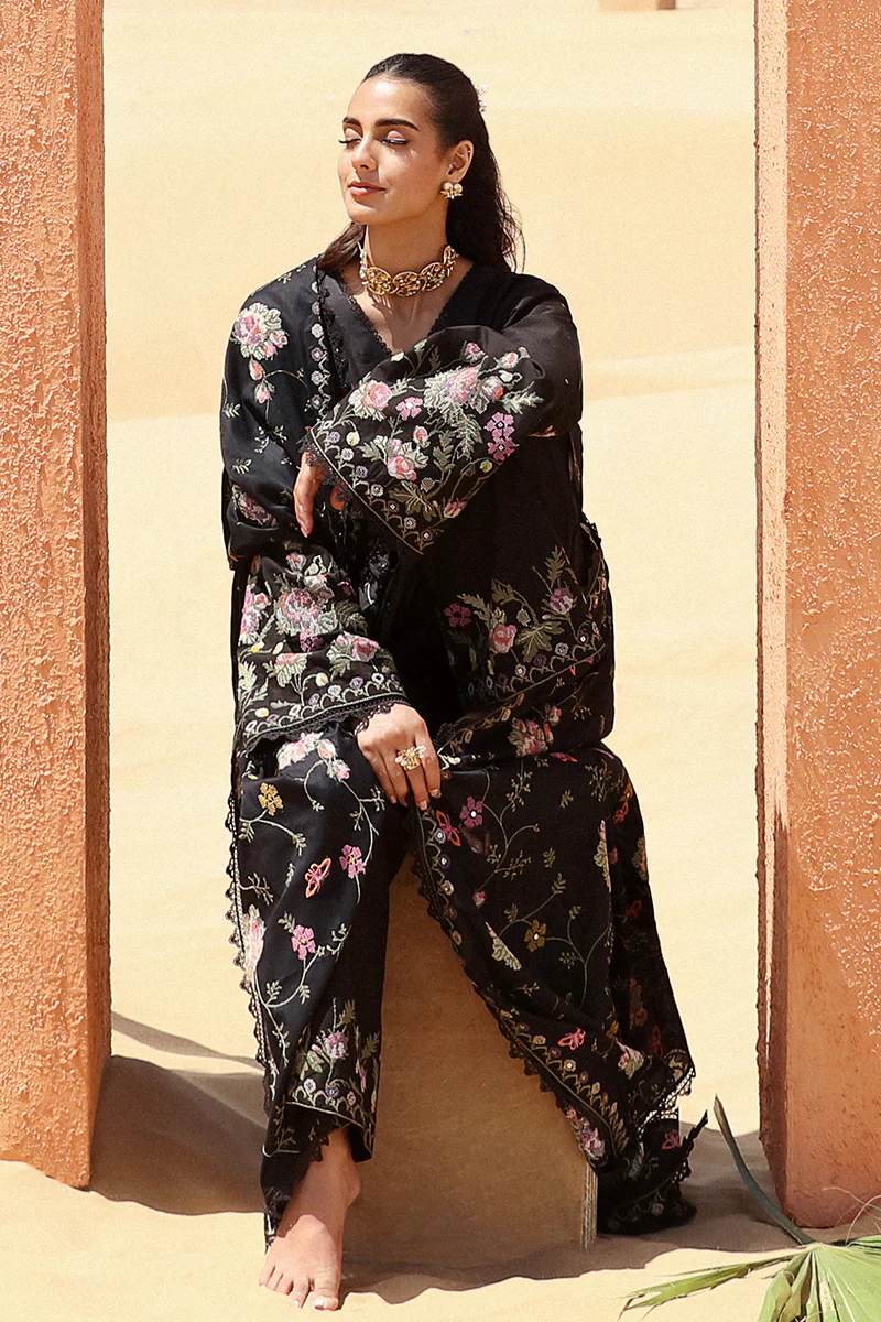 DEEP SHADOW-STITCH 3PC: LAWN EMBROIDERED SUIT - Image 5