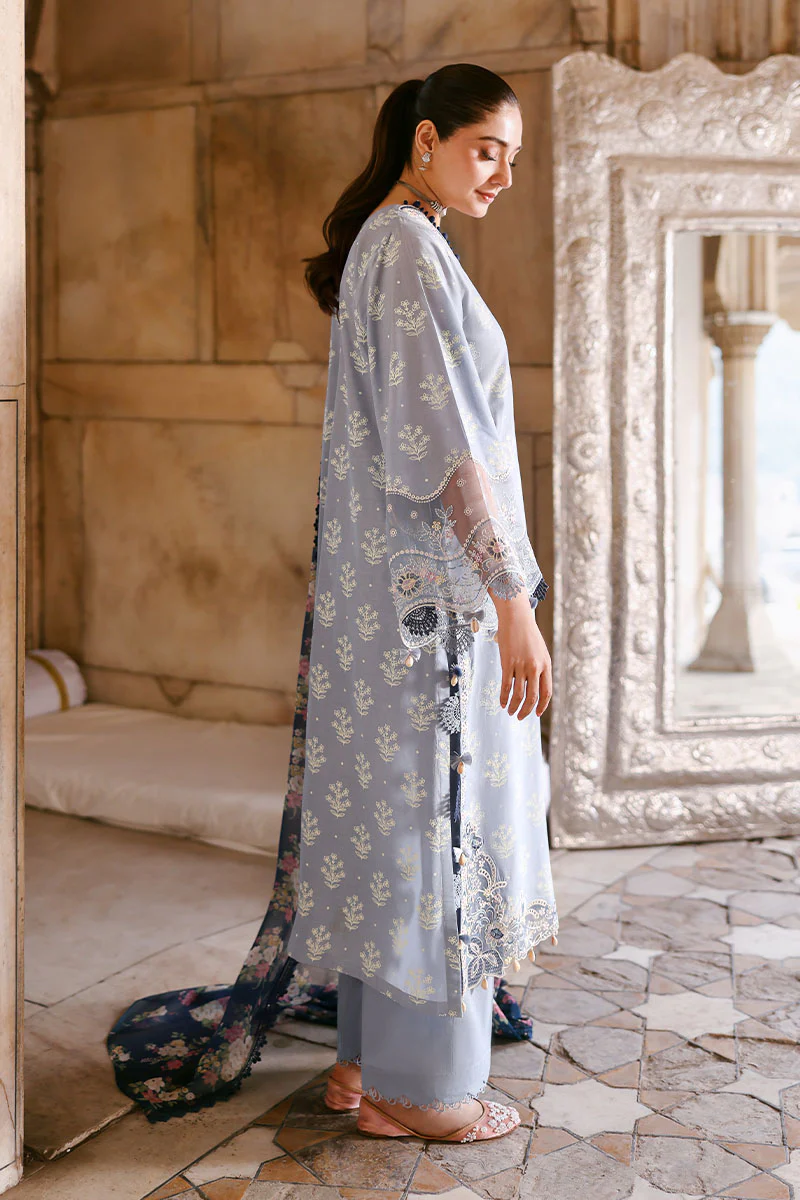 DREAM FLINT-3PC PRINTED LAWN SUIT - Image 5