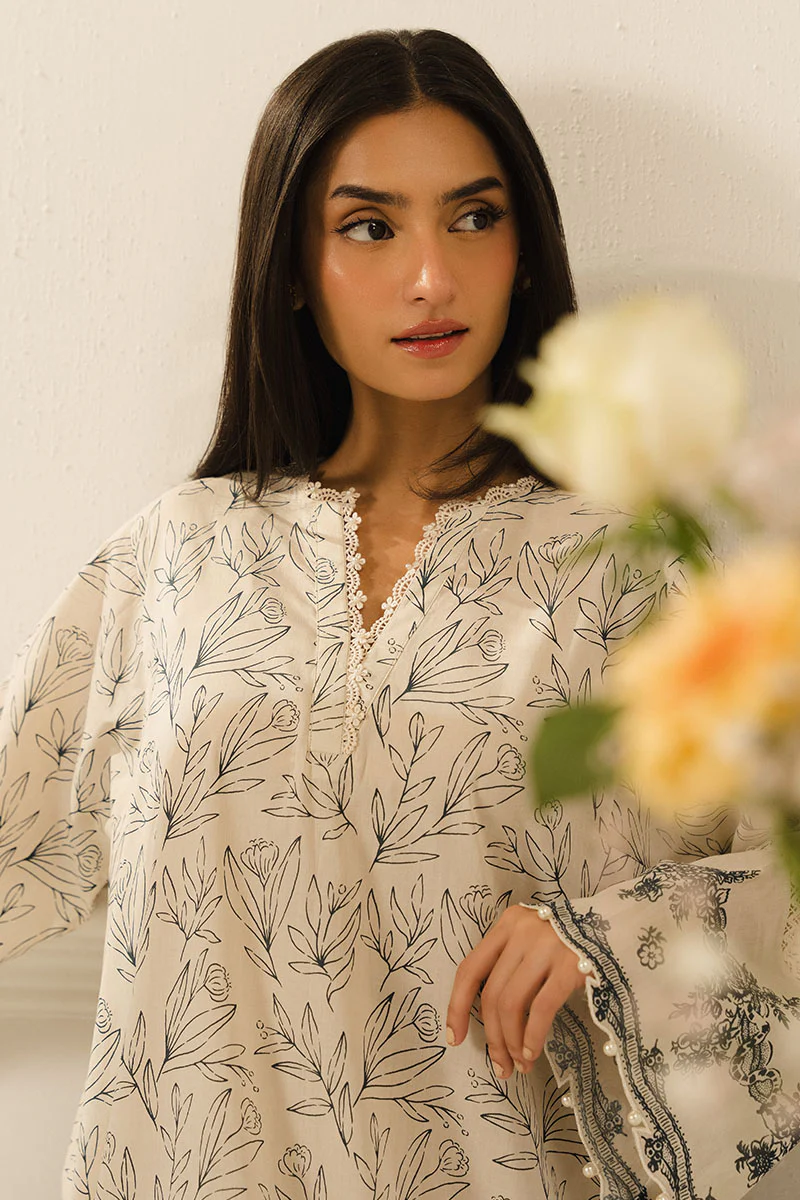 DUSTY GLINT-2 PC PRINTED LAWN SUIT - Image 3