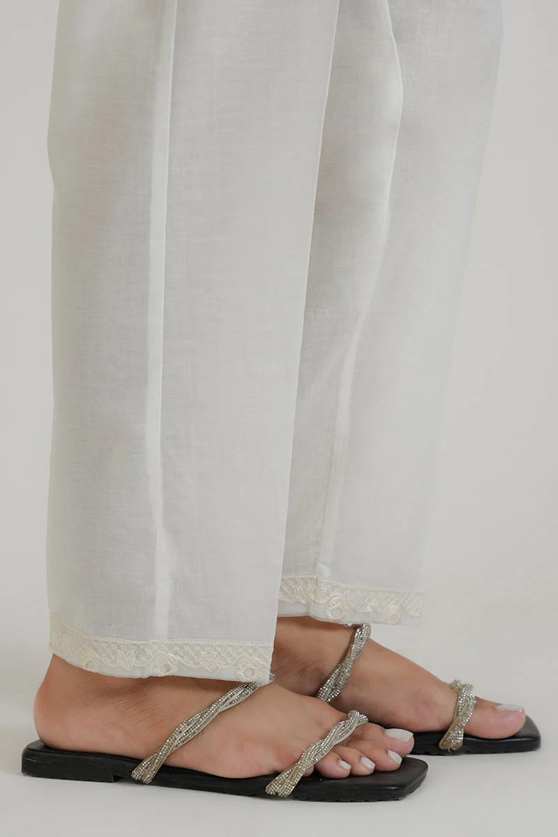 EMBROIDERED FITTED PANTS 1 - Image 2