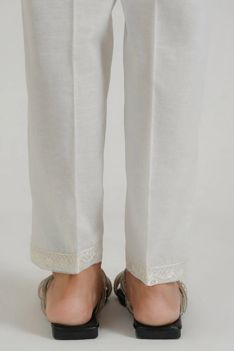 EMBROIDERED FITTED PANTS 1 - Image 3