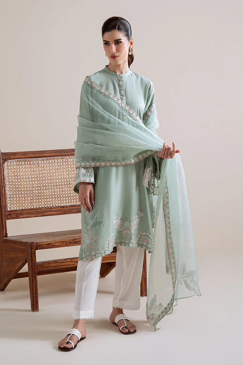 ENCHANTED MEADOW-2PC (SHIRT & DUPATTA) - Image 6