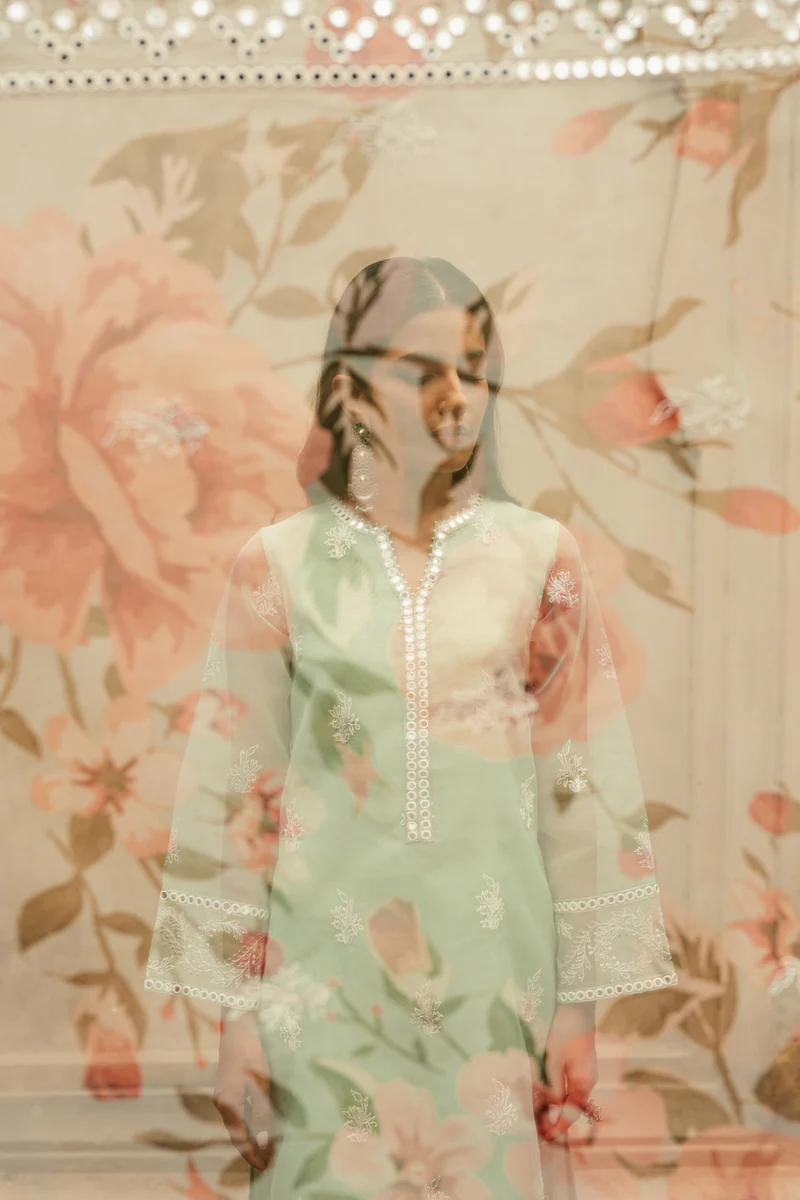 ETHEREAL MINT-2PC (SHIRT & DUPATTA) - Image 8