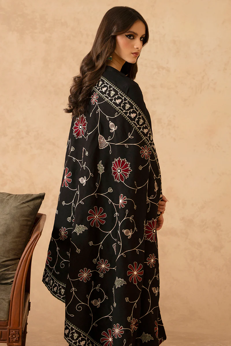 ETHEREAL RAVE-2 PIECE KHADDAR EMBROIDERED SUIT - Image 4