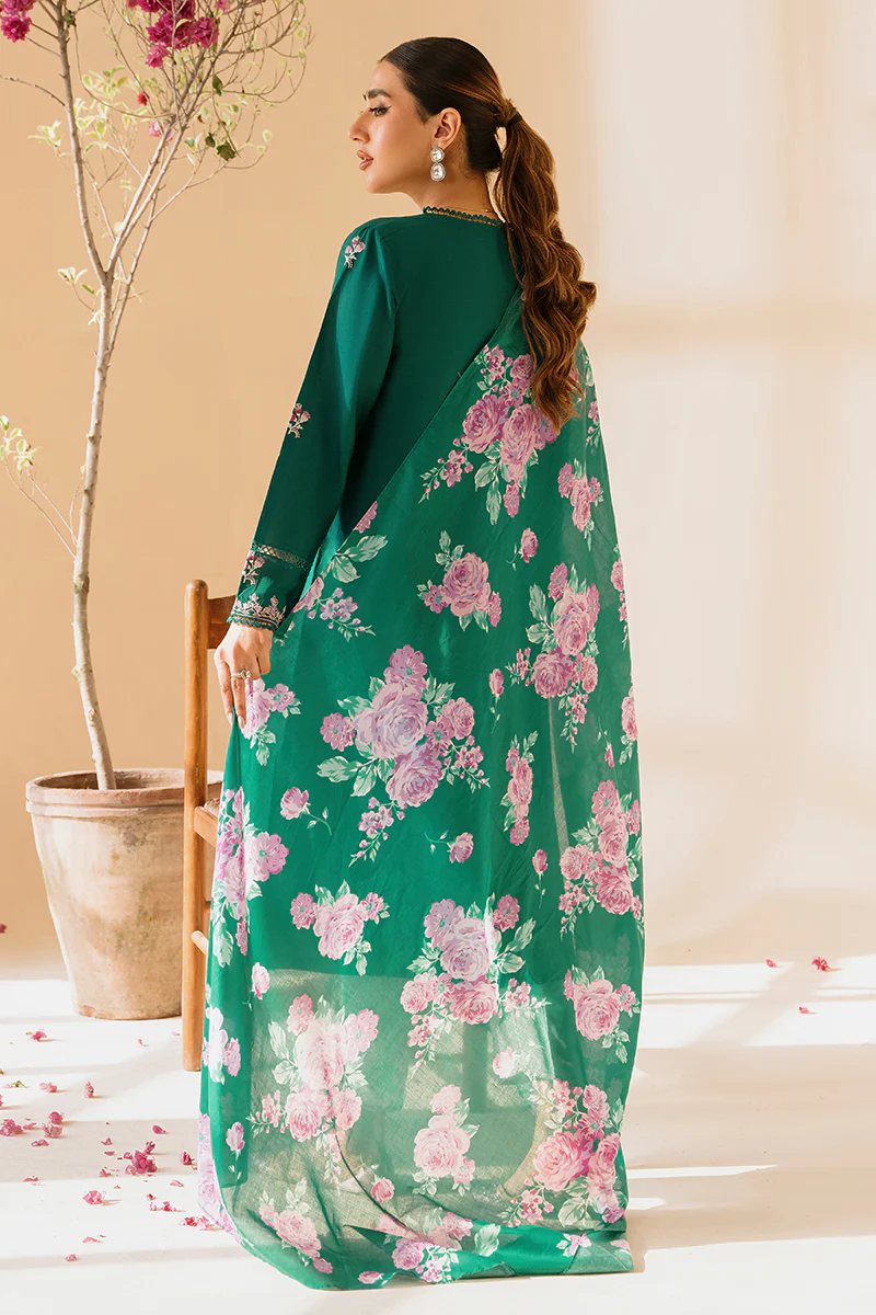 EVER GLADE-2 PIECE CAMBRIC EMBROIDERED SUIT - Image 3
