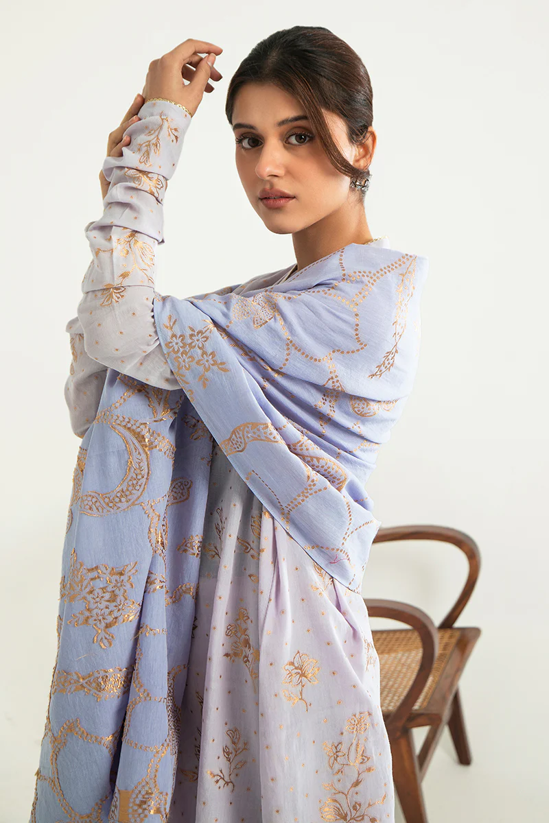FLORAL DUST-A-3PC COTTON JACQUARD SUIT - Image 6