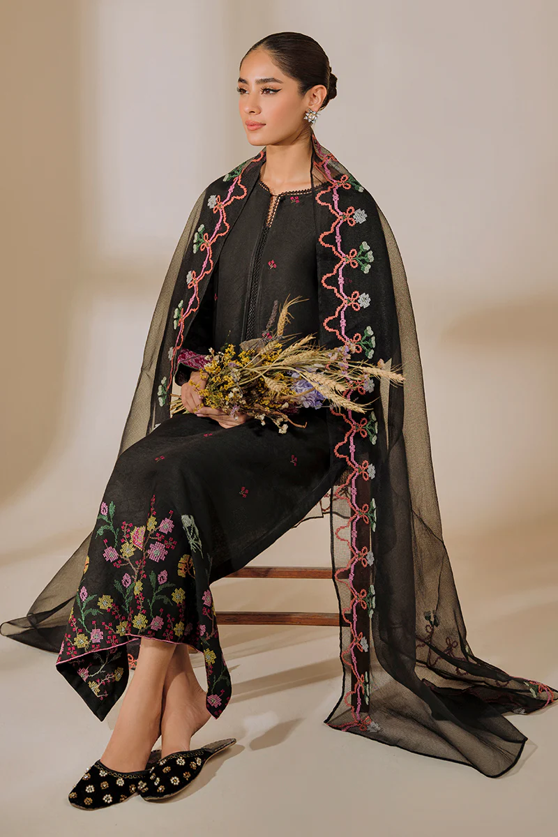 FLORAL MAZE-2PC (SHIRT & DUPATTA) - Image 5