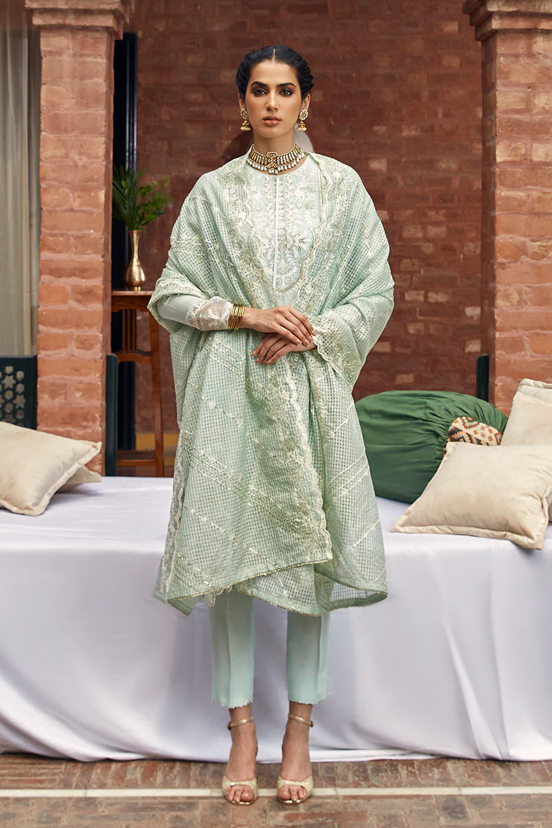 FLORESCENCE GLAM-3PC (SHIRT, TROUSER & DUPATTA) - Image 2