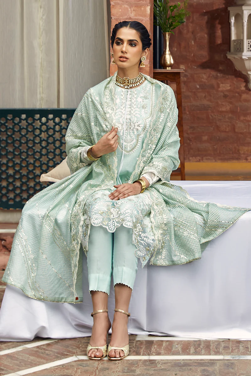 FLORESCENCE GLAM-3PC (SHIRT, TROUSER & DUPATTA) - Image 4