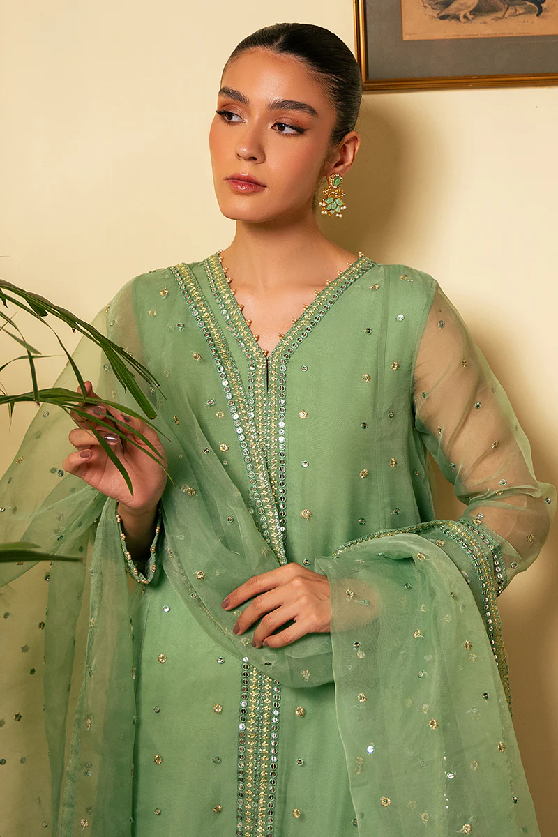 FORGED ELEGANCE-2 PC (SHIRT & DUPATTA) - Image 7