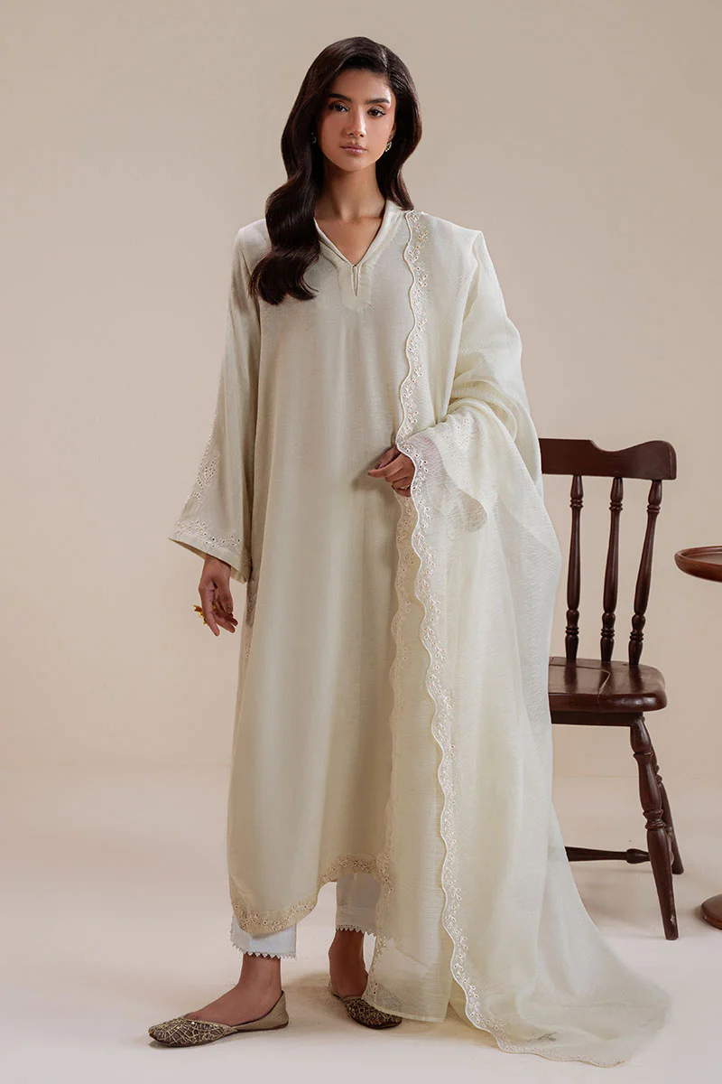 FROSTED PEARL-2PC (SHIRT & DUPATTA) - Image 3