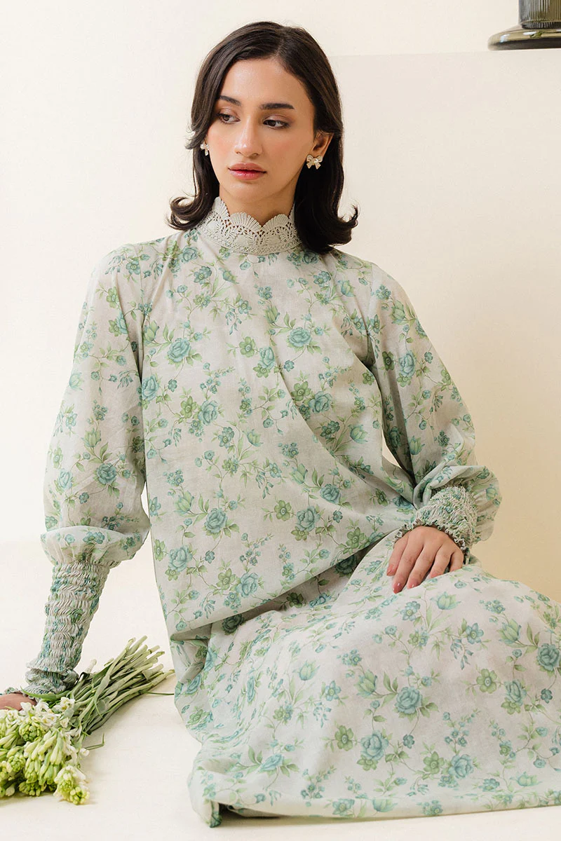 GARDEN CHARM-2 PC PRINTED LAWN SUIT - Image 6