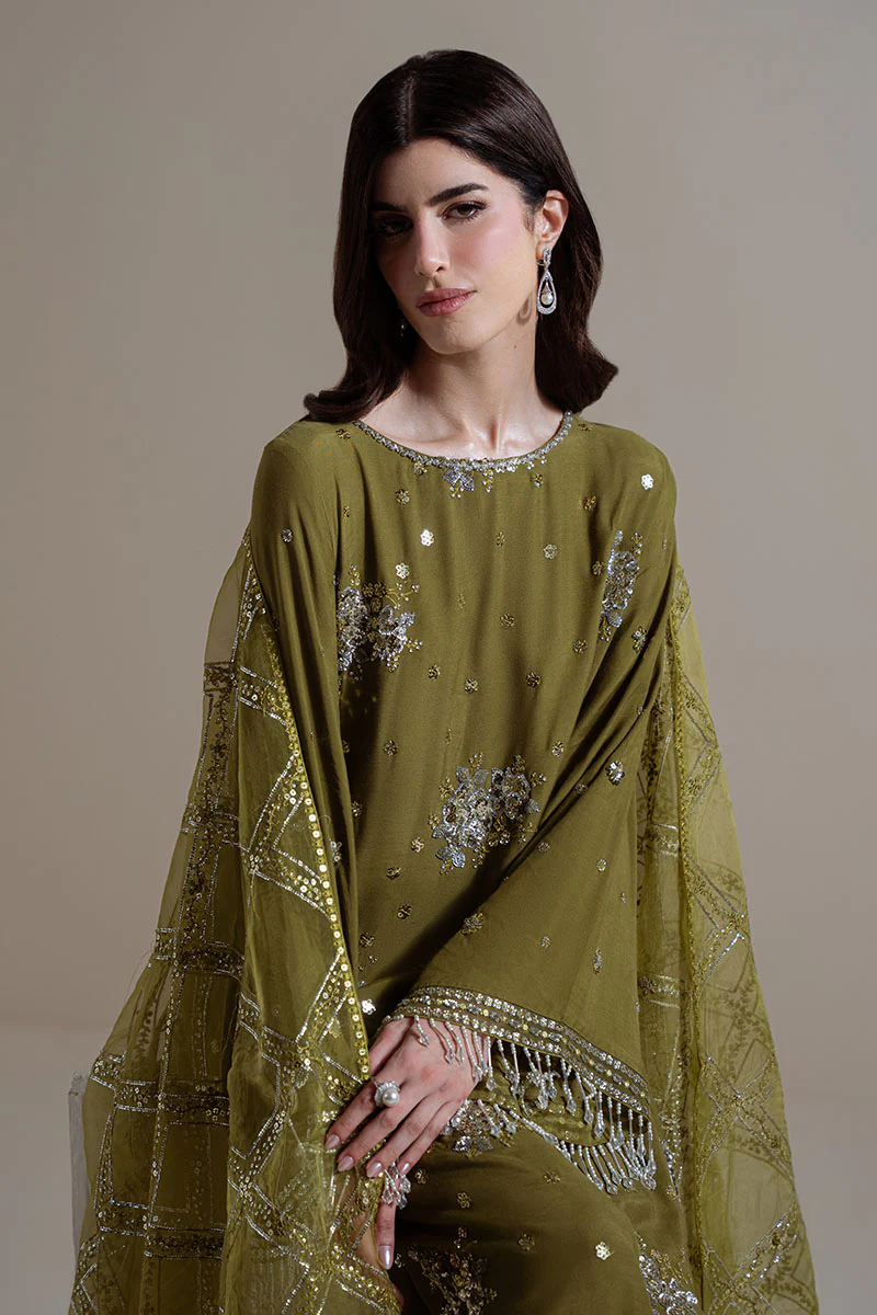 GLEAM LUXE-3PC SILK EMBROIDERED SUIT - Image 3