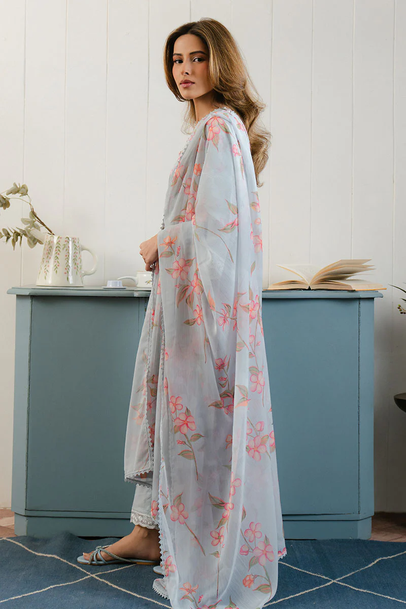 ICE DREAM-3 PC PRINTED LAWN SUIT - Image 10