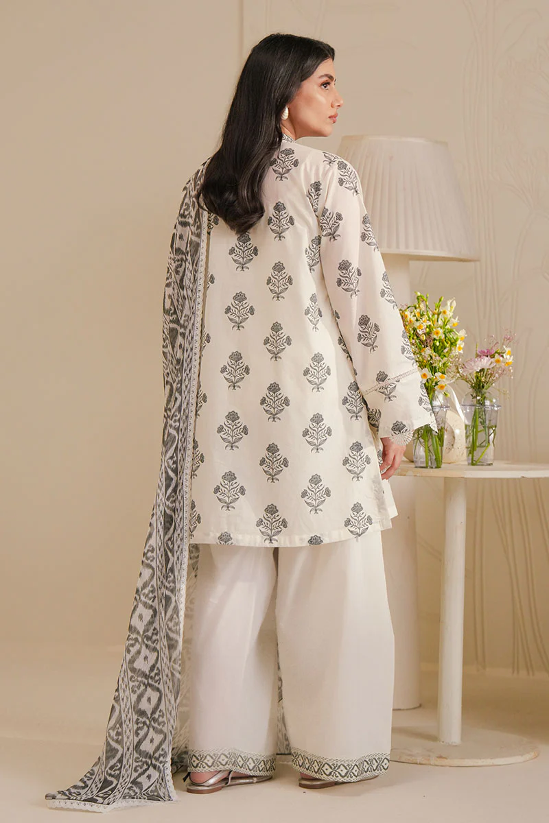 IKAT ESSENCE-3 PIECE PRINTED LAWN SUIT - Image 6