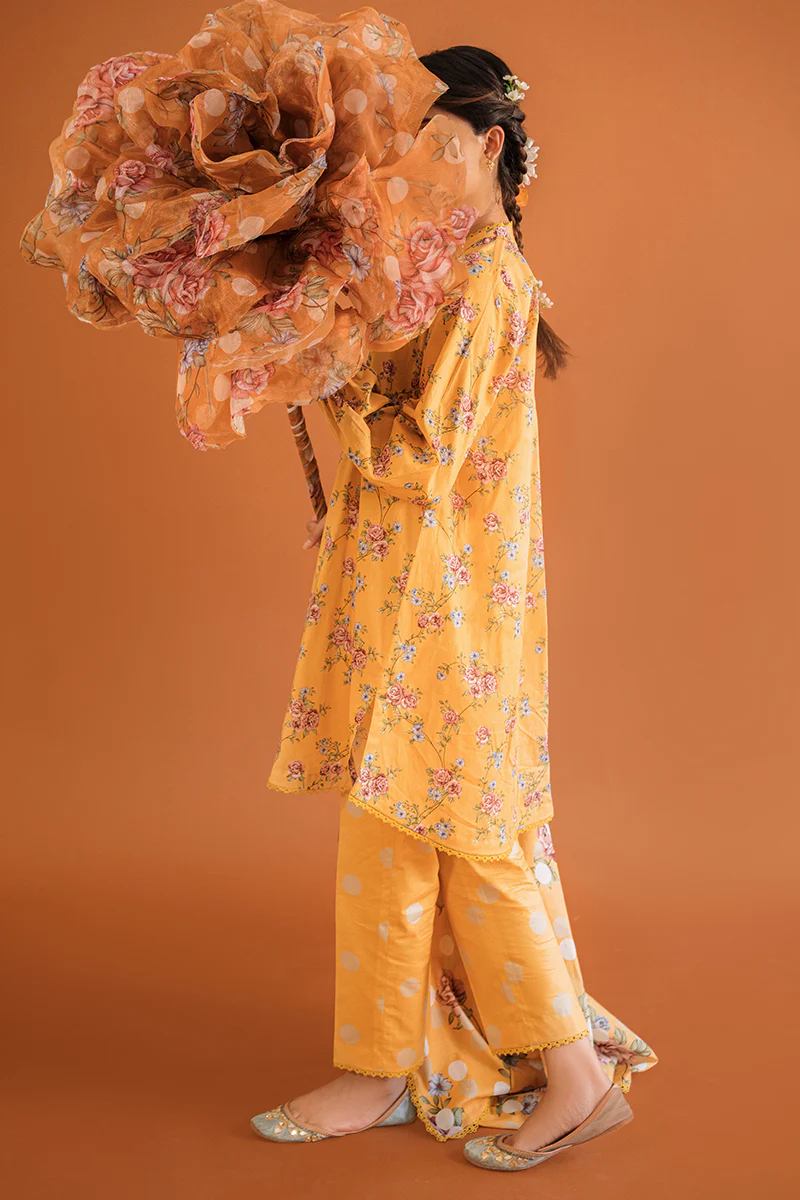 IRIS JOY-3PC PRINTED LAWN SUIT - Image 4
