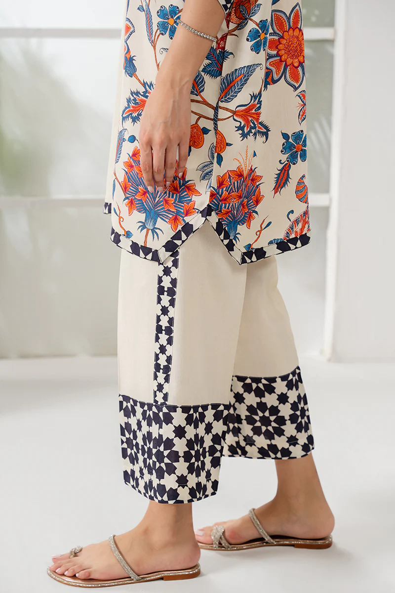 IVORY GARNET-2 PC (SHIRT & TROUSER) - Image 2
