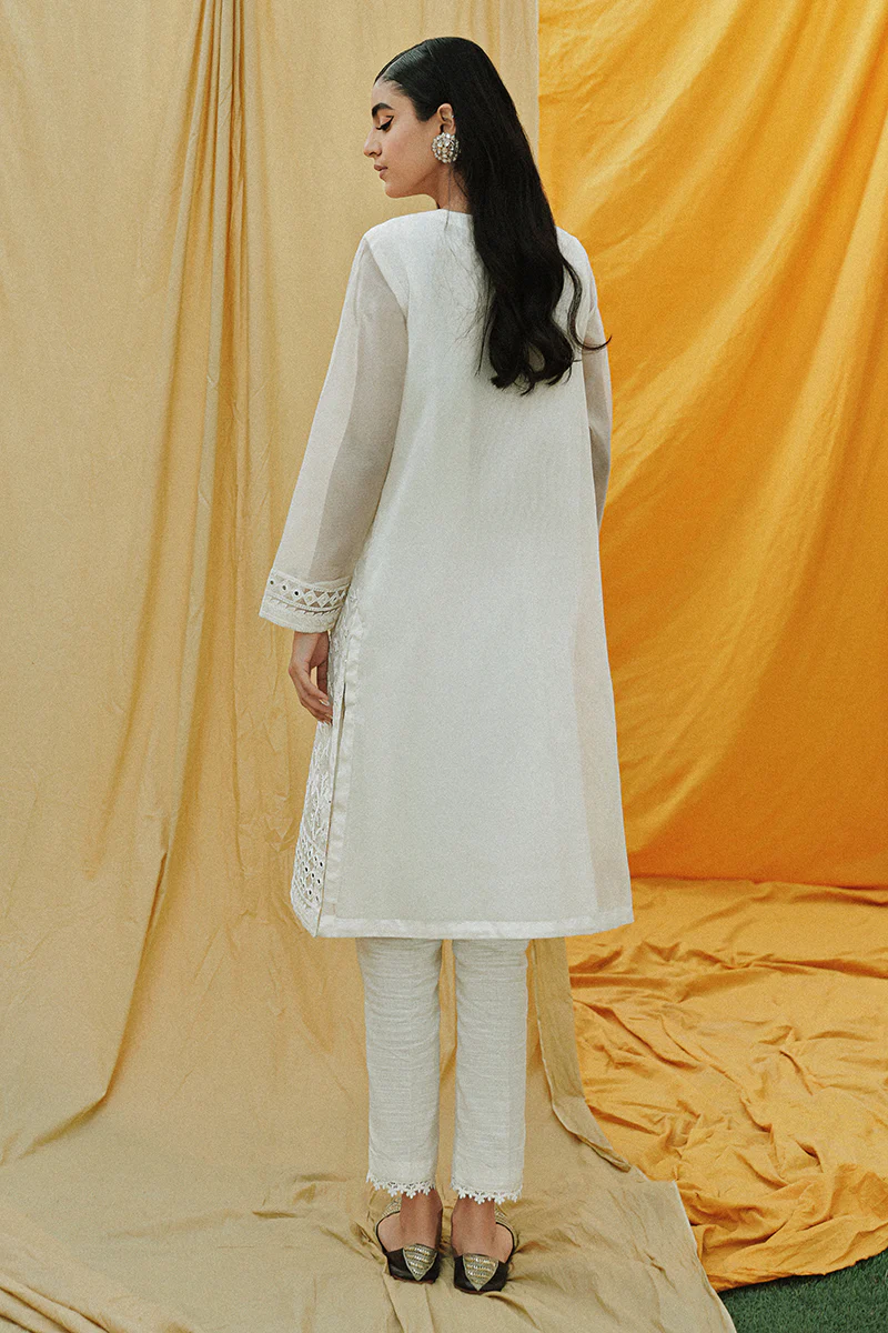 IVORY GLAZE EMBROIDERED SHIRT - Image 3