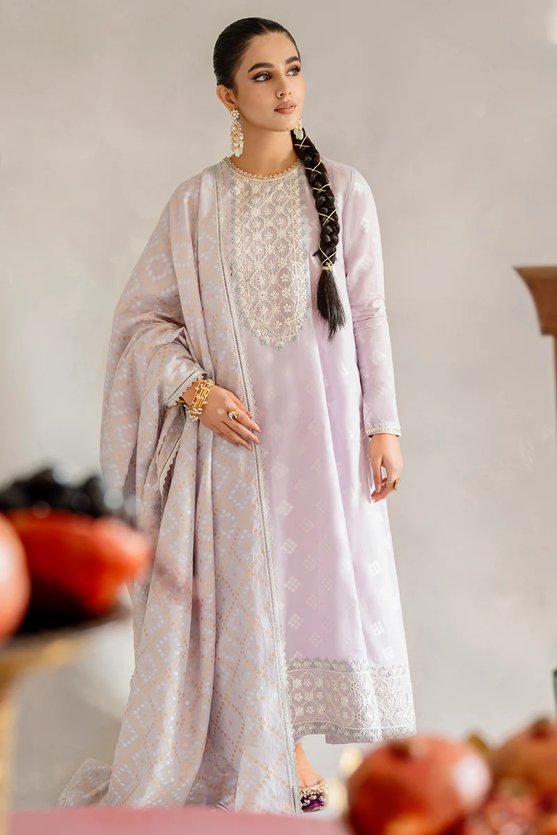 LILAC HINT-3PC COTTON JACQUARD SUIT - Image 3